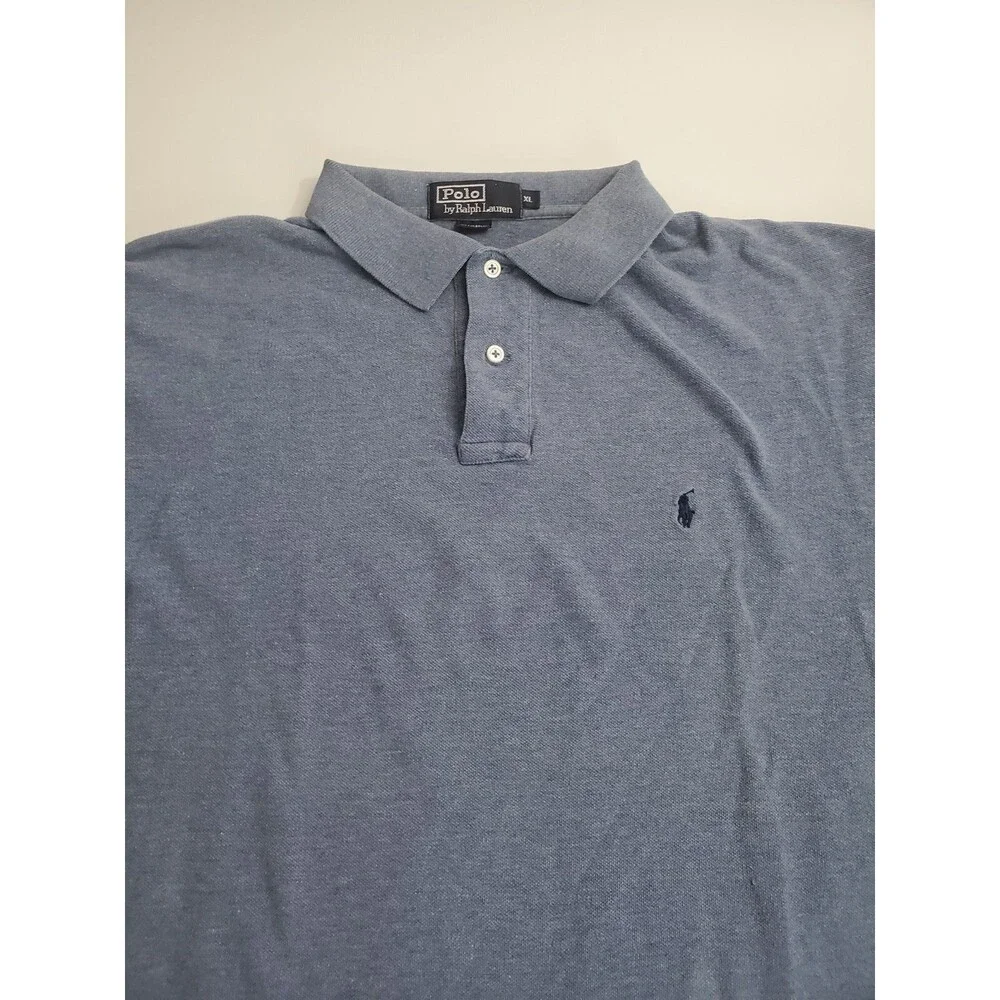 Polo By Ralph Lauren Men's Short Sleeve Polo Shirt, Blue,‎ XL